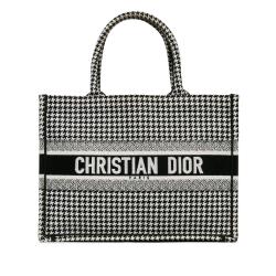 Dior Medium Houndstooth Book Tote