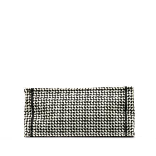 Dior Medium Houndstooth Embroidered Book Tote