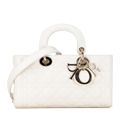 Dior Medium Lambskin Cannage Lady D-Joy