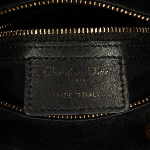 Dior Medium Lambskin Studded Lady Dior