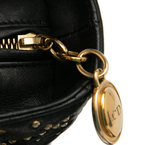 Dior Medium Lambskin Studded Lady Dior