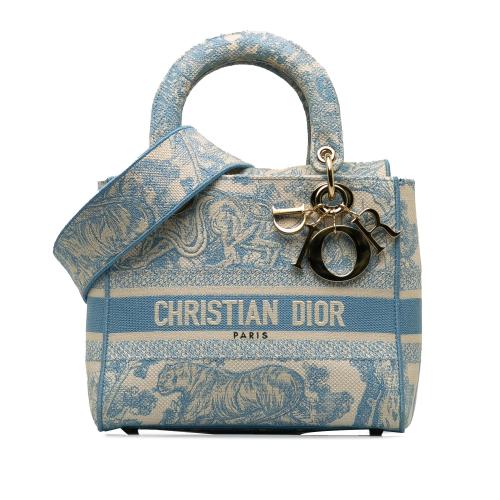 Dior Medium Toile de Jouy Lady D-Lite