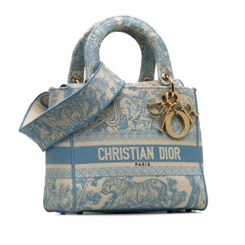 Dior Medium Toile de Jouy Lady D-Lite