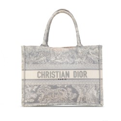 Dior Medium Toile de Jouy Reverse Embroidered Book Tote