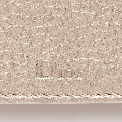 Dior Metallic Calfskin Diorama Wallet on Chain