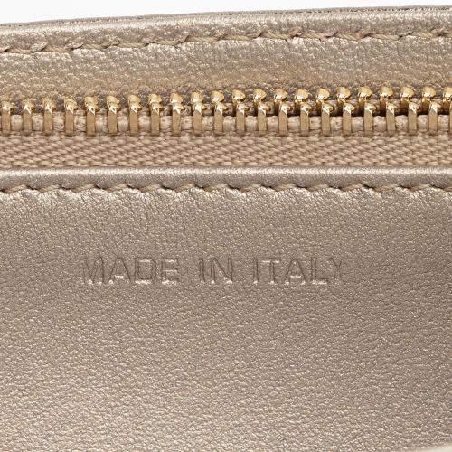 Dior Metallic Calfskin Diorama Wallet on Chain