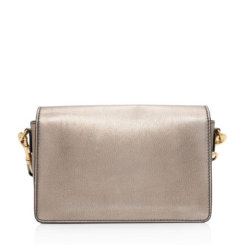 Dior Metallic Grained Calfskin Dio(R)evolution Flap Bag