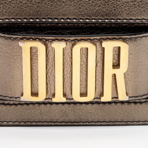 Dior Metallic Grained Calfskin Dio(R)evolution Flap Bag