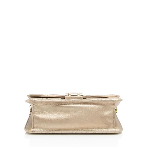 Dior Metallic Lambskin Cannage Miss Dior Promenade Crossbody