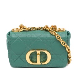 Dior Micro Calfskin Cannage Supple Caro Bag