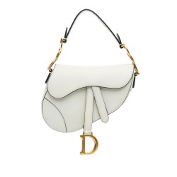 Dior Mini Grained Calfskin Saddle Bag