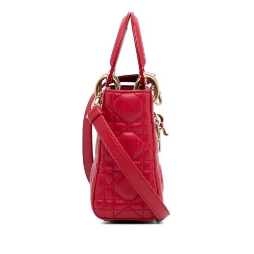 Dior Mini Lambskin Cannage Lady Dior