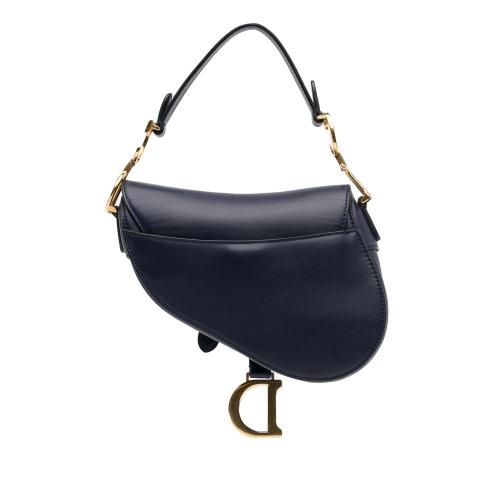 Dior Mini Leather Saddle Bag