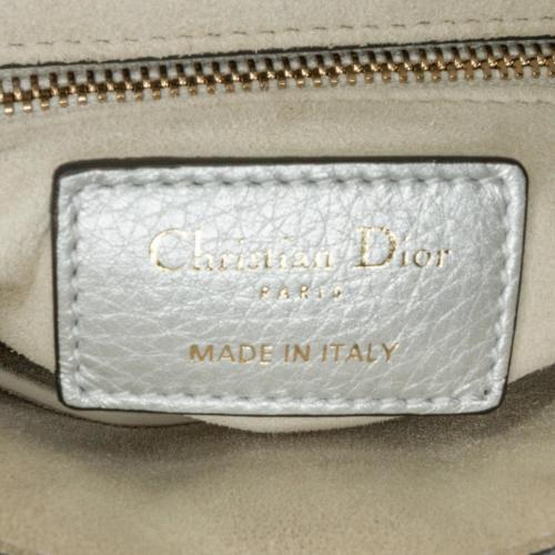 Dior Mini Metallic Calfskin Cannage Supple Lady Dior