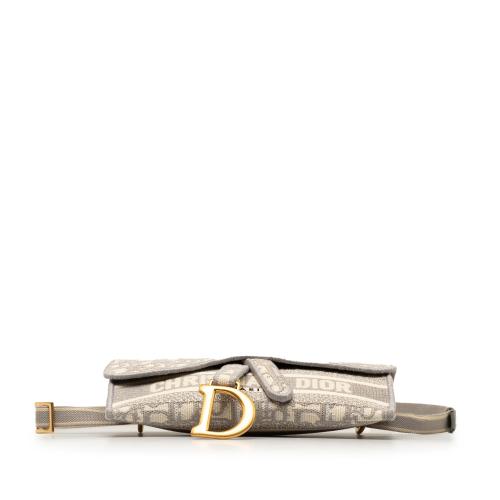 Dior Oblique Saddle Slim Belt Pouch