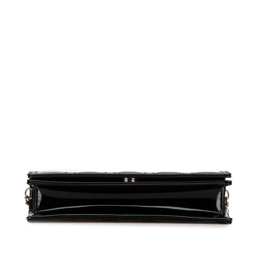 Dior Patent Cannage Lady Dior Pouch