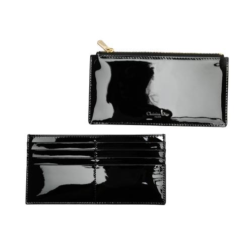 Dior Patent Cannage Lady Dior Pouch