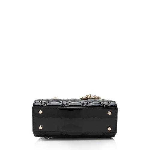 Dior Patent Leather Lady Dior Mini Bag