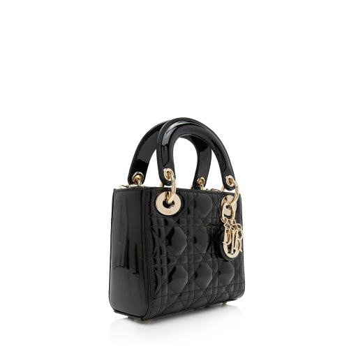 Dior Patent Leather Lady Dior Mini Bag