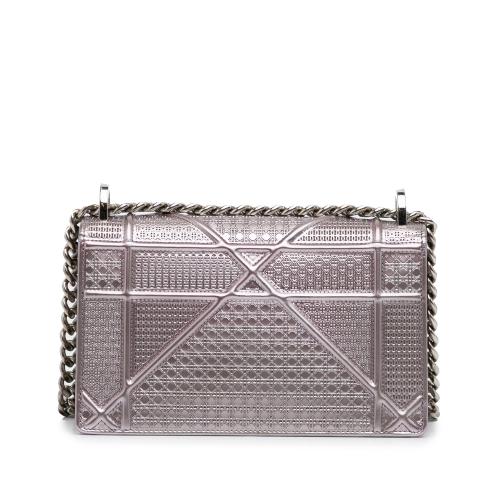 Dior Patent Microcannage Diorama Crossbody Bag