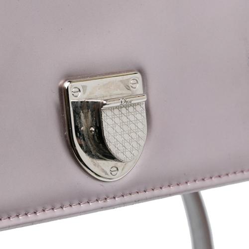 Dior Patent Microcannage Diorama Crossbody Bag