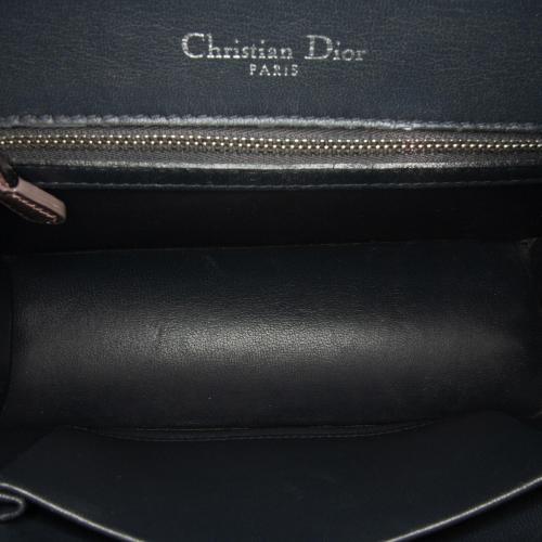 Dior Patent Microcannage Diorama Crossbody Bag