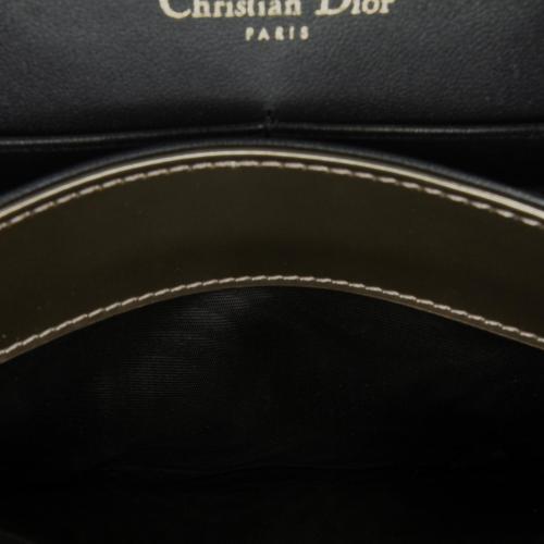 Dior Patent Microcannage Diorama Wallet on Chain