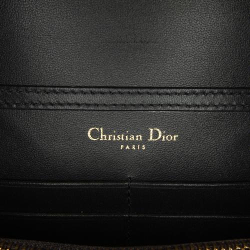 Dior Patent Microcannage Diorama Wallet on Chain