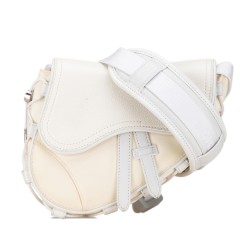 Dior Sacai Technical Fabric and Leather Saddle Bag