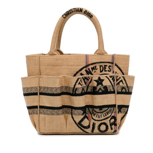 Dior Small Jute Catherine Tote