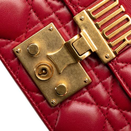 Dior Small Lambskin Cannage DiorAddict Flap