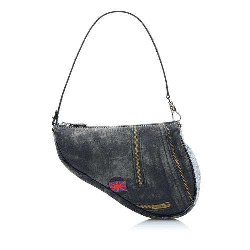 Dior Speedway Denim Mini Saddle