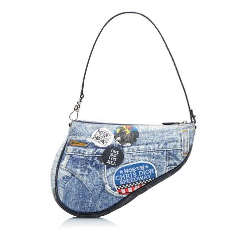 Dior Speedway Denim Mini Saddle