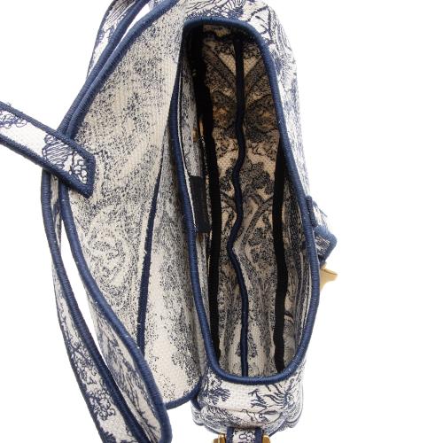 Dior Toile De Jouy Saddle Bag