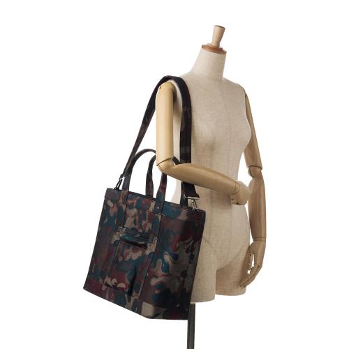 Dior x Peter Doig Camouflage Satchel