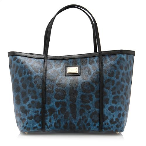 Dolce & Gabbana Coated Canvas Crespo Leo Tote