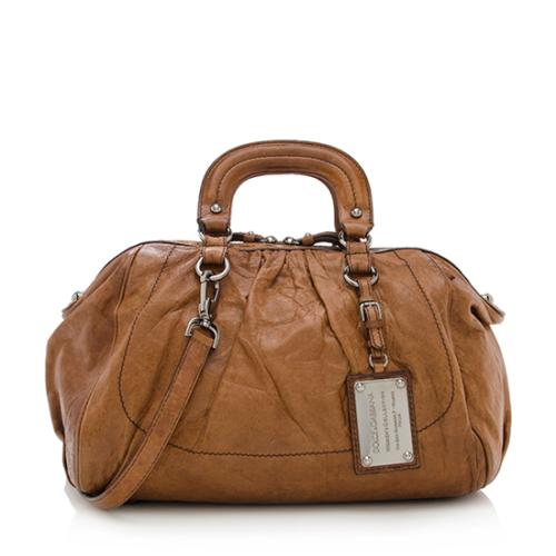 Dolce & Gabbana Leather Miss Romantique Satchel 