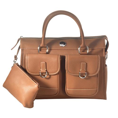 Dooney Bourke Leather Double Pocket Tote