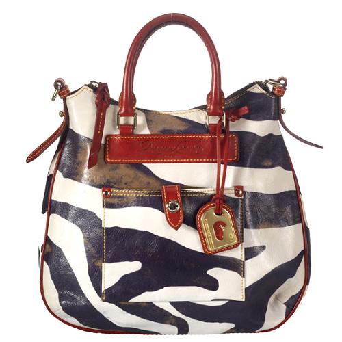 Dooney fashion and bourke zebra print handbags