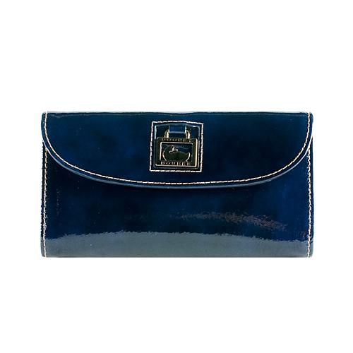 Dooney & Bourke Patent Leather Continental Wallet