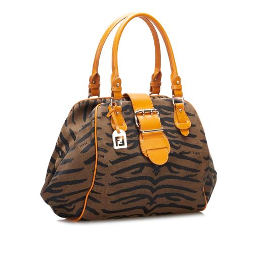 Fendi Animal Print Handbag