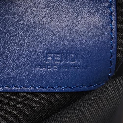 Fendi Baguette Leather Zip Clutch Bag