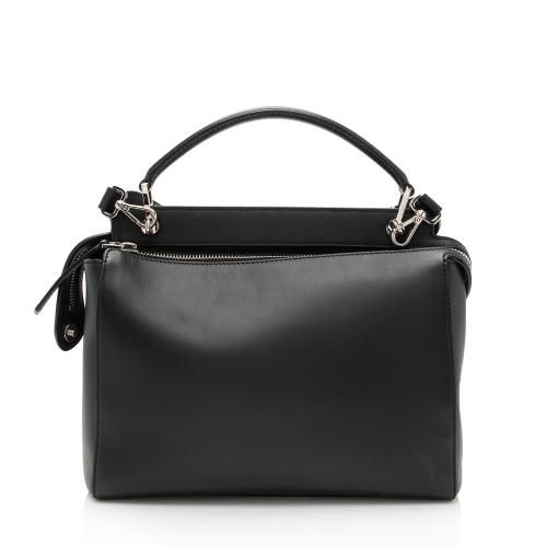 Fendi Calfskin Dotcom Satchel