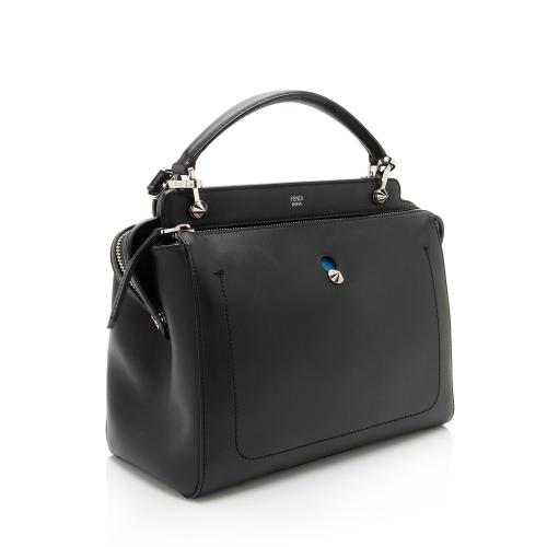 Fendi Calfskin Dotcom Satchel