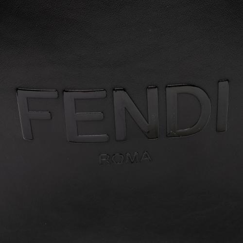 Fendi Calfskin Logo Flat N/S Tote