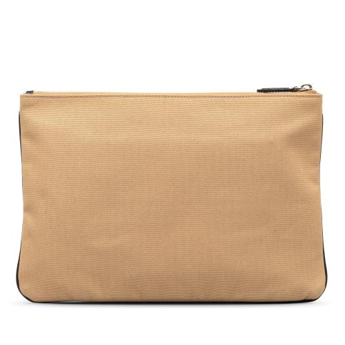 Fendi Canvas Roma Clutch