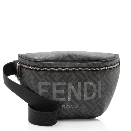 Fendi Coated Canvas FF Belt Bag