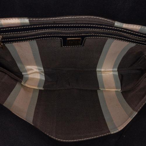 Fendi Denim Double Flap Baguette