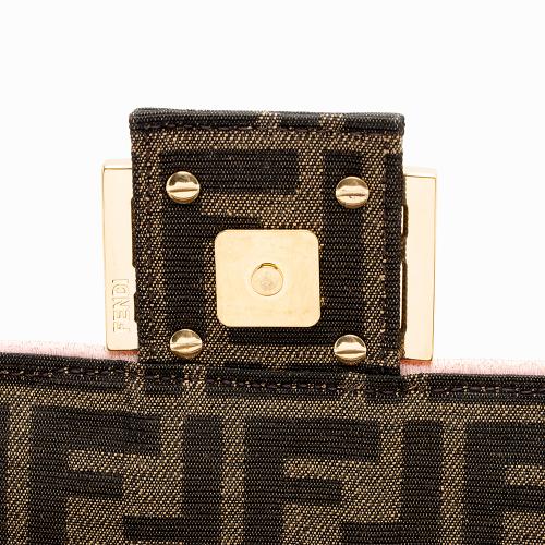 Fendi Embroidered Karligraphy Baguette Shoulder Bag