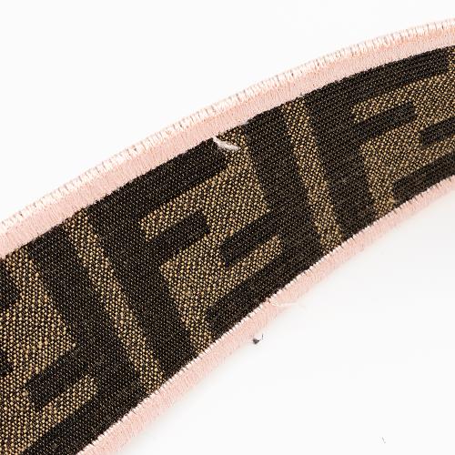 Fendi Embroidered Karligraphy Baguette Shoulder Bag